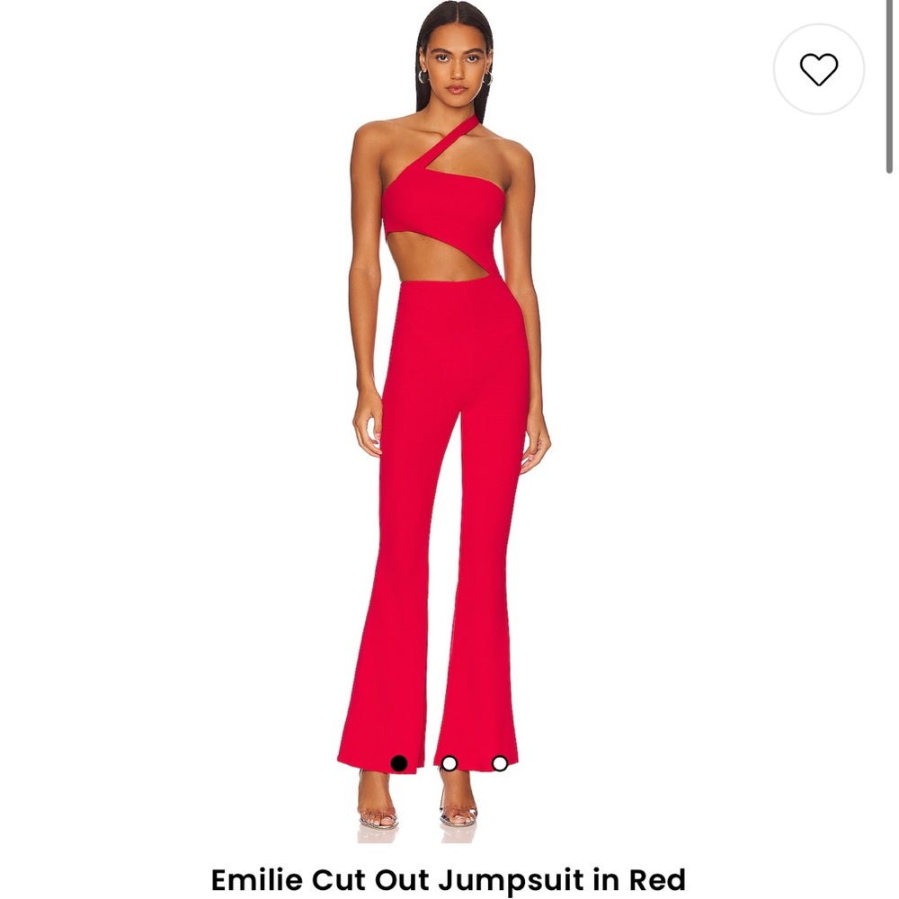 Women’s red jumpsuit